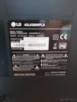 TELEVIZE LG 43" - 2