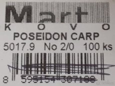 Háčky Poseidon Carp(výrobce M-Art) - 2