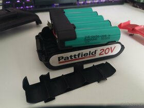 Pattfield 20V baterie na repas, nabíječka 50kč - 2