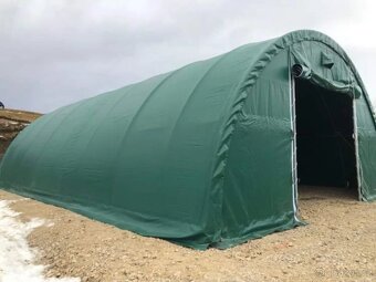Plachtová montovaná hala - 9,15 x 12 x 4,5 - 750g - naviják - 2