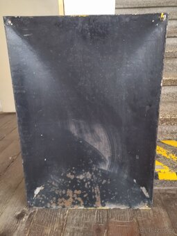 Stará reklamní cedule FISTAG - MOTOR OIL - 2