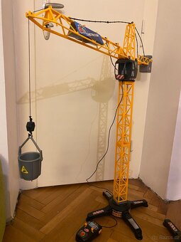 Jeřáb Giant Crane 100cm - 2 kusy + bagr - 2