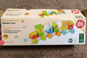 DŘEVĚNÝ VLÁČEK Wooden Train - 2