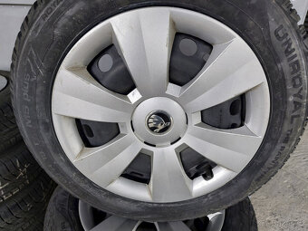 Kompletní kola 15" na Škoda Fabia III. zimní - 2