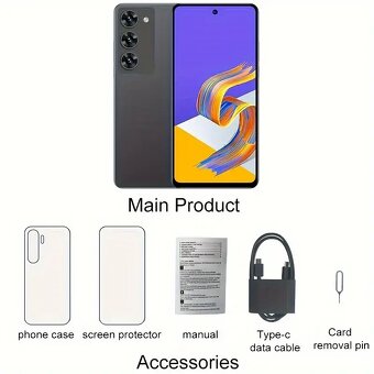 Smartphone šedý 2+64GB 6,56 palcový display - 2