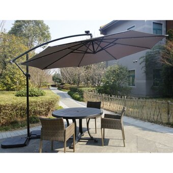 Nový slunečník s led podsvícením 350 cm - 2