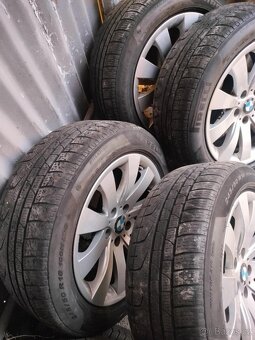 4ks alu disky orig. BMW 5x120 R18 + snimače tlaku - 2