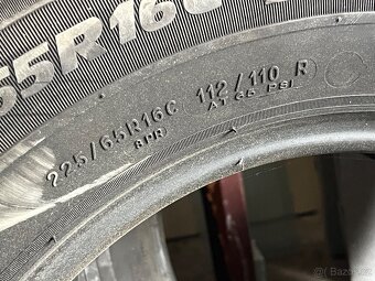 2ks Pneu Michelin Agilis 225/65R 16C 110/112R vzorek 5mm - 2