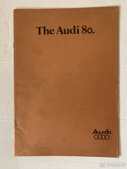 Staré prospekty Audi 80, 100 z let 1969-1978 - 2