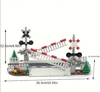 Lego vlakový železniční přejezd (náhrada) - 2