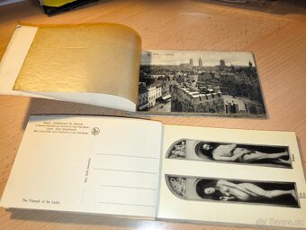 2 soubory se starými pohlednicemi Gentu - Belgie. - 2