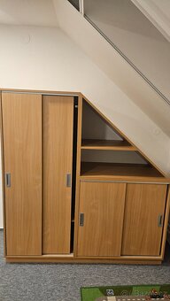 Šatní skříň 1650x1756x625 s posuvnými dveřmi - 2