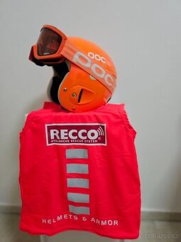 Dětská lyžařská přilba POCito + brýle + vesta + LED alert - 2