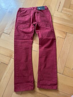 vínové džíny vel. 140 - 2