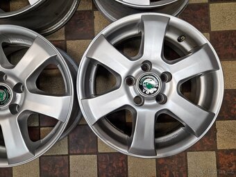 alu kola 14 5x100  5,5Jx14 et37 Škoda Fabia VW polo - 2