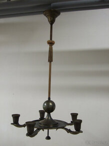 Starý mosazný lustr - 2