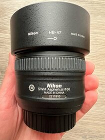 Nikon objektiv Nikon F AF-S 50mm f/1.8G - 2
