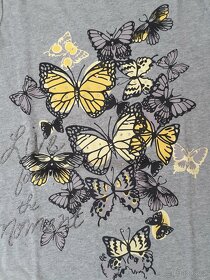 Dívčí tričko s motýly, vel. 146/152 - 2