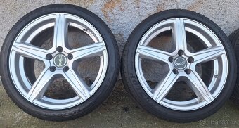 Alu kola R18 5x112 Proline + letní pneu 225/40/18 - 2