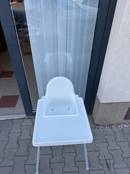 JÍDELNÍ ŽIDLIČKA IKEA BÍLÁ - 2