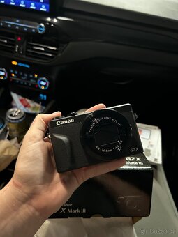 Canon powershot g7x mark iii - nerozbalený černý - 2
