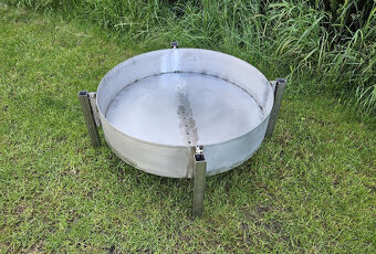 Nerezové přenosné ohniště kulaté pr. 70 cm - 2