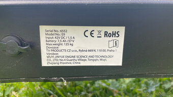 Elektrokoloběžka rok stará, až 25km dojezd, 25km/h - 2
