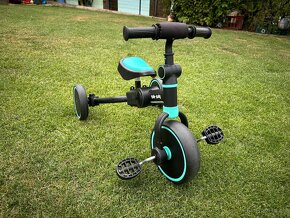Dětské odrážedlo Tiny Bike 3v1 modré - 2