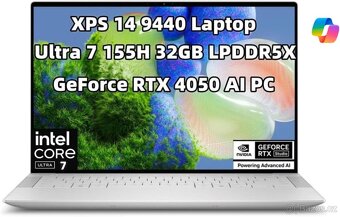 3,5K OLED DELL XPS 14 (9440)_INTEL ULTRA 7_32GB_RTX 4050 6GB - 2