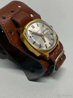 hodinky staré pánské náramkové hodinky automat raketa - 2