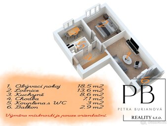 Družstevní byt 2+1 ve Strašnicích s výhledem do zeleně - 2