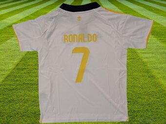 Dětský fotbalový dres Cristiano Ronaldo Al Nassr bílá edice - 2