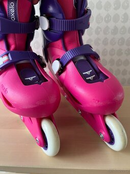 Dětské in-line kolečkové brusle Decathlon, vel. 32-34 - 2