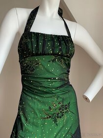 Krásné plesové šaty,1x použité,vel.38 - 2