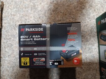 baterie Parkside 4Ah  + duální rychlonabíječka - 2