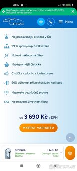 Čistička vzduchu v záruce - 2