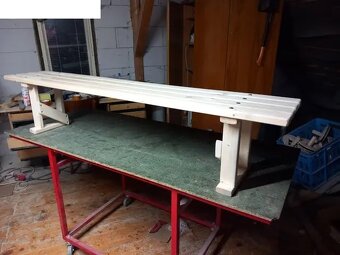 lavička bez opěrky zad tloustka lati 28 a 42mm - 2