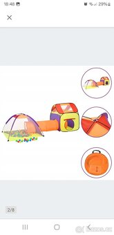 Stan s tunelem 3 v 1 s míčky - 2