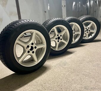 Zimní sada alu kol + pneu Riken Snowtime 225/55 R16 – pěkný - 2