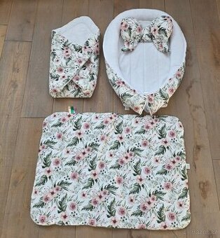 Set pro miminko ByLuci – hnízdečko, rychlozavinovačka, deka - 2