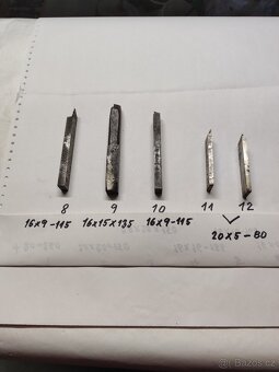 Soustružnické nože, sekáče, výstružníky, atd. - 2