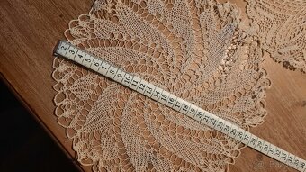 Staré háčkované dečky  set 5 kusů - 2