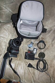 Olympus 8080WZ s příslušenstvím - 2