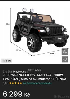 Dětské elektrické autíčko - 2