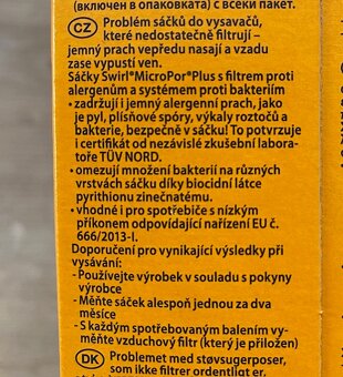 Swirl Sáčky do vysavačů Philips,Karstadt,Nilfisk - 2