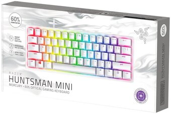 Razer Huntsman V3 Pro Mini White – Kompakt herná klávesnica - 2