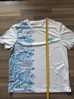 tricko xl nove polyester ryba a namornicky styl - 2