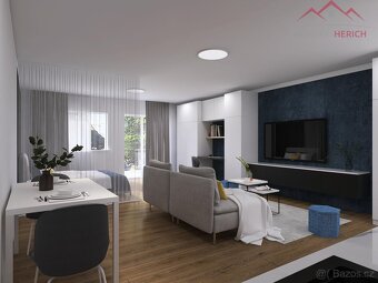 Exkluzivní pronájem zařízeného bytu 1+kk (27 m2) Na Bělidle, - 2