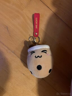 Bubble Tea - krásný mega plyšák + mini klíčenka - 2