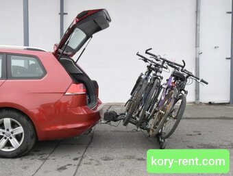 Nosič pro 4 kola na tažné zařízení, sklopný, uzamykatelný - 2